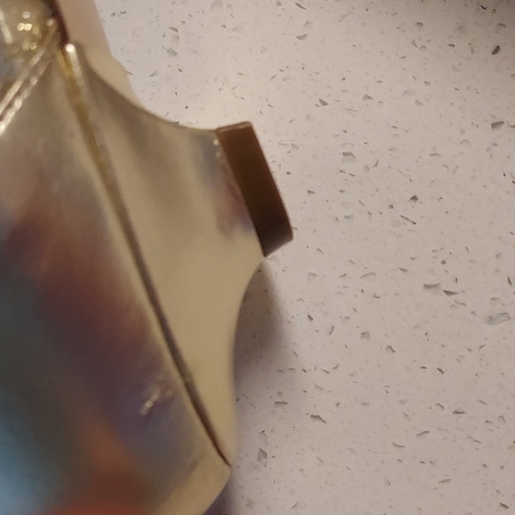 NWOT Nina gold kitten heels 10.5 M - Picture 5 of 8